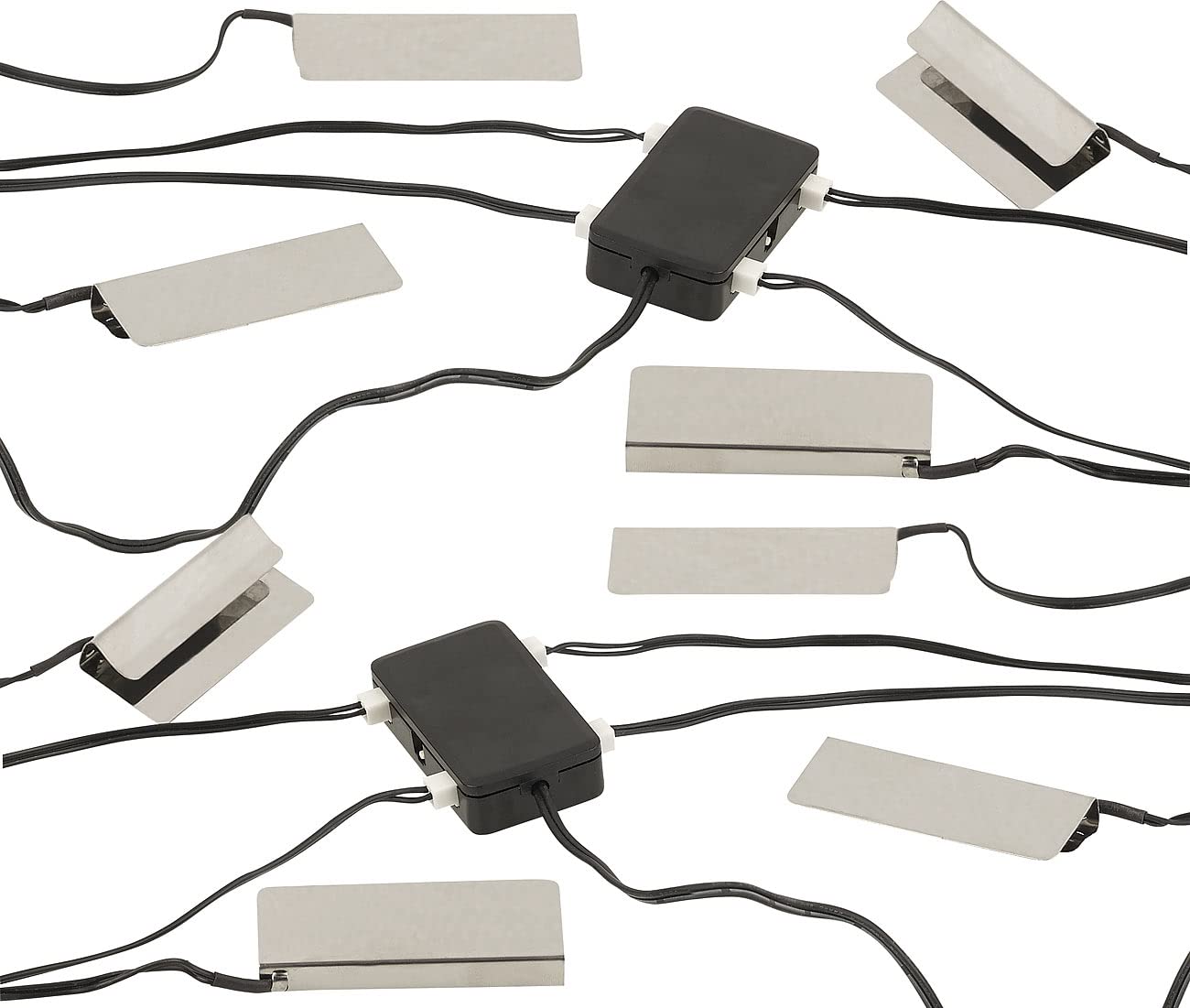 Lunartec Innenbeleuchtung LED-Glasbodenbeleuchtung 2er-Set warmweiß