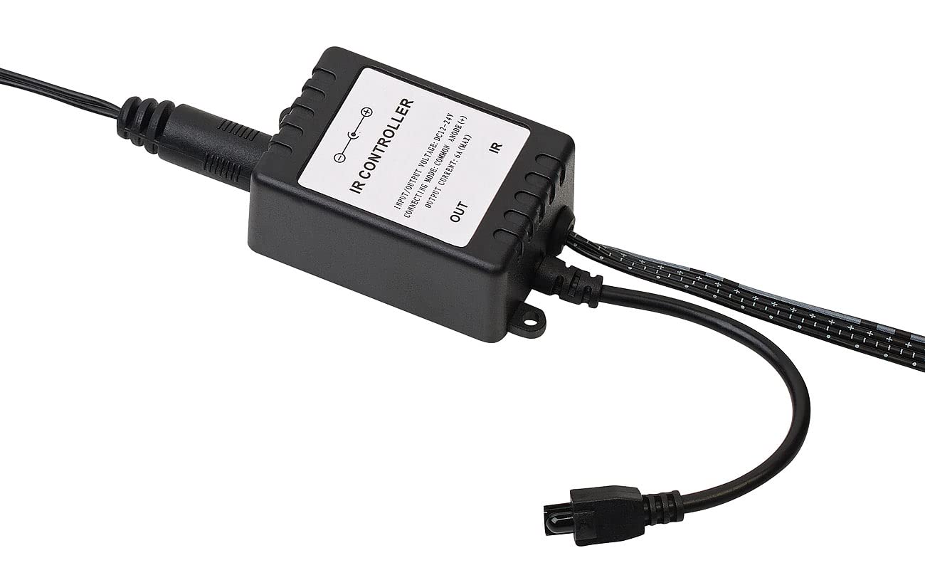 Lunartec Innenbeleuchtung LED-Glasbodenbeleuchtung 2er-Set RGB
