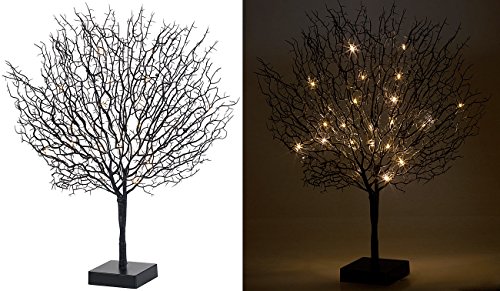 Lunartec Licht-Dekoration Lichterbaum 25 LEDs 50cm warmweiß