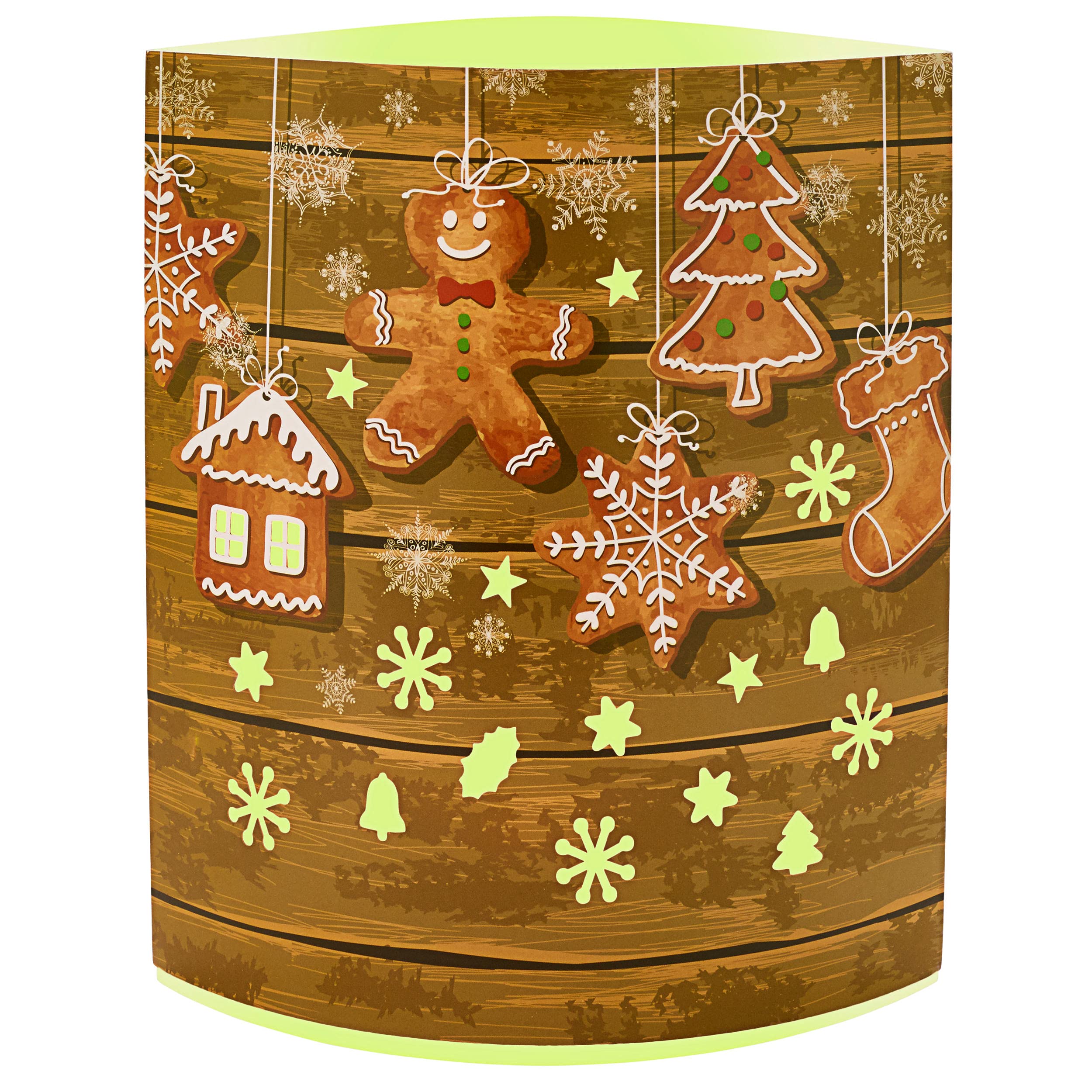 Bonetti LED Lichterketten Motiv-Leuchte Frohe Weihnachten Timer