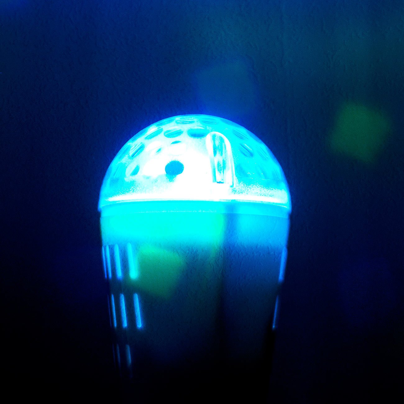 Lunartec Leuchtmittel Disco-LED-Lampe E27 2er-Set farbig