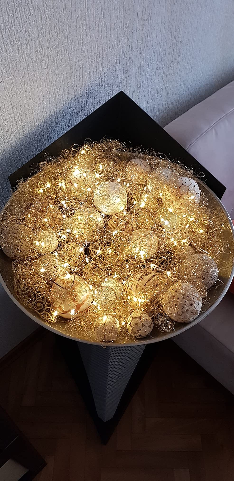 Koopower Battery Fairy Lights Lichterkette 11m 100 LED warmweiß