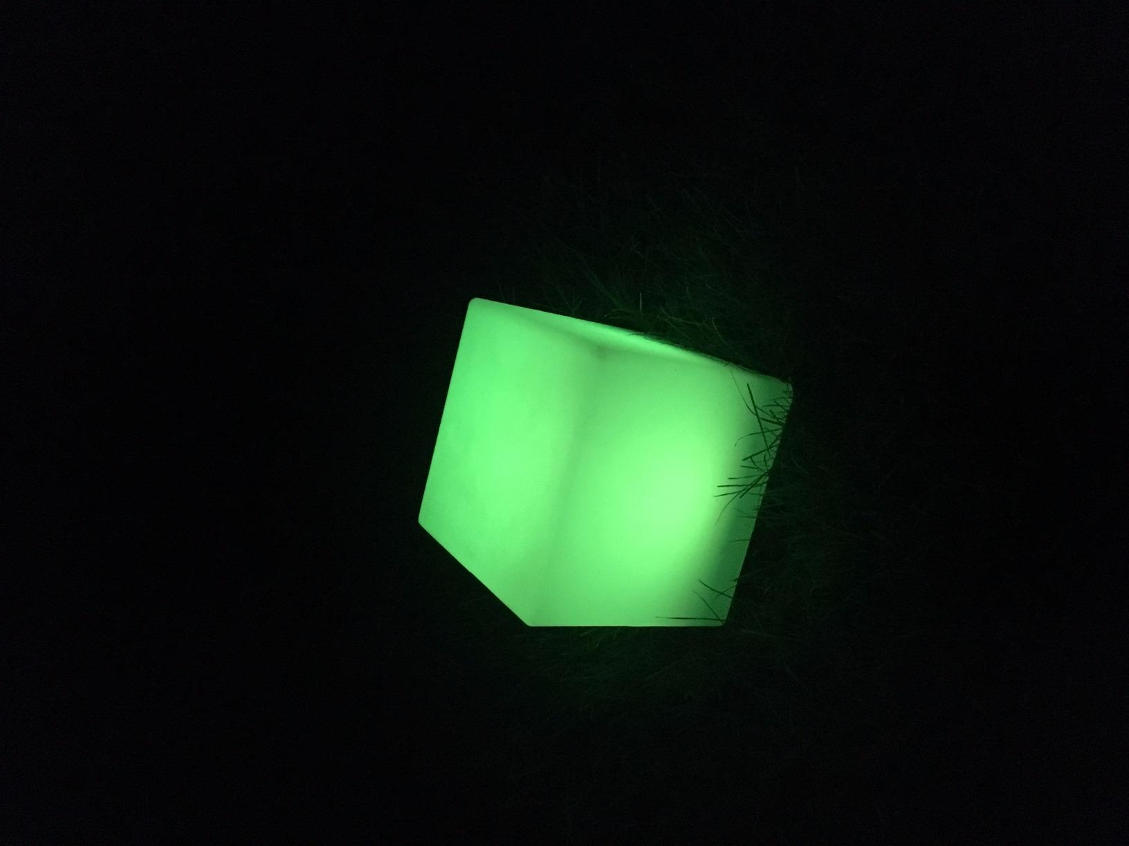 Bonetti Solar Lights Würfel Solarleuchte 30x30 cm RGB