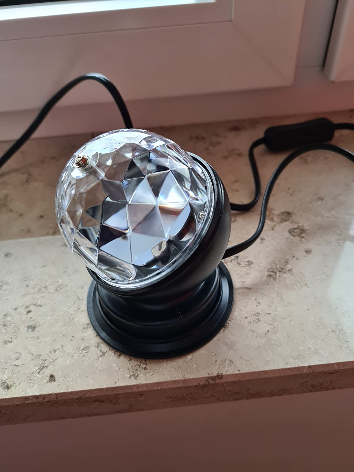 Lunartec Licht-Dekoration Disco-Leuchte 360° RGB 2er-Set 3W