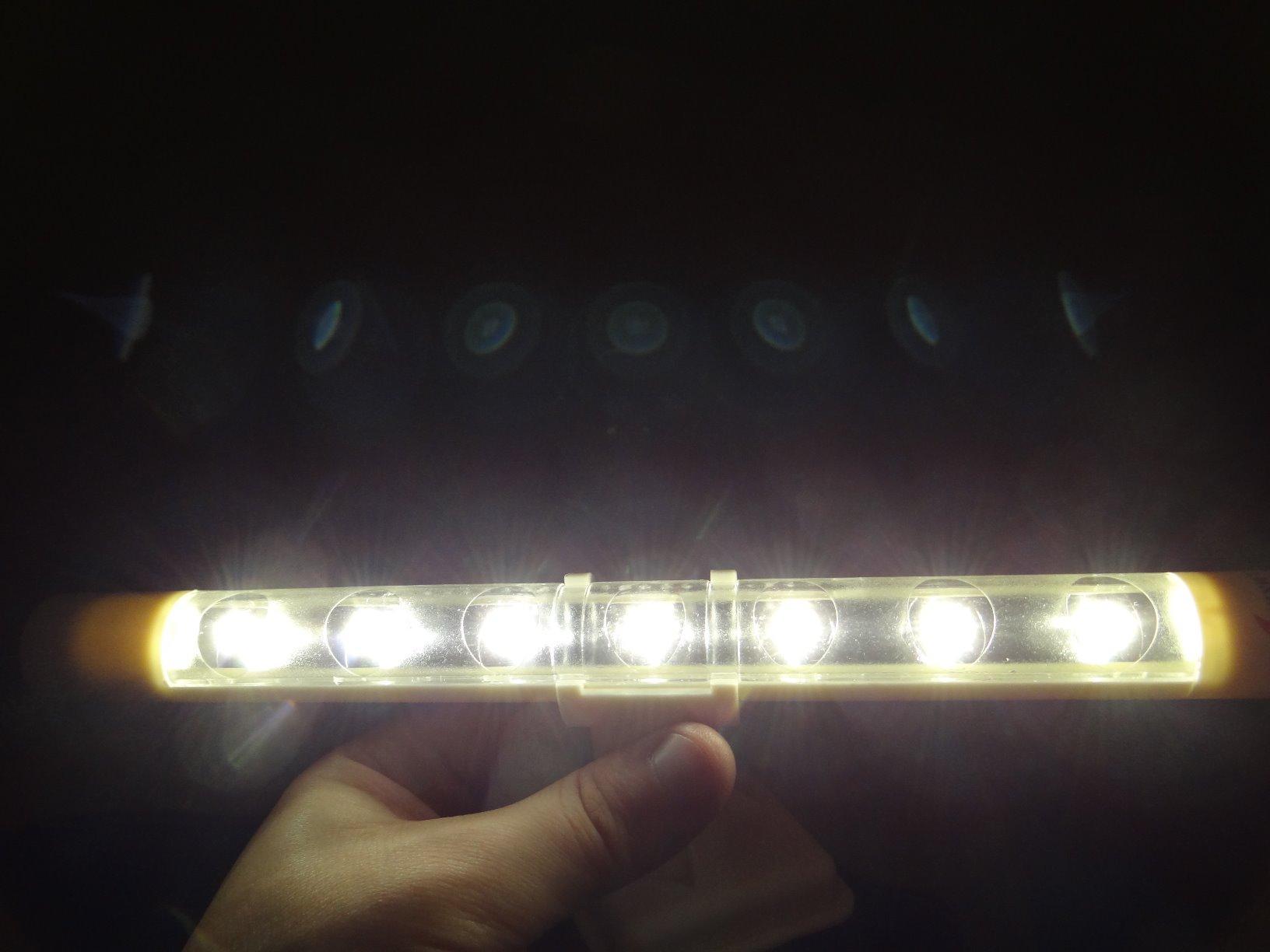 Lunartec Innenbeleuchtung 4in1 LED-Unterbauleuchte warmweiß batteriebetrieben