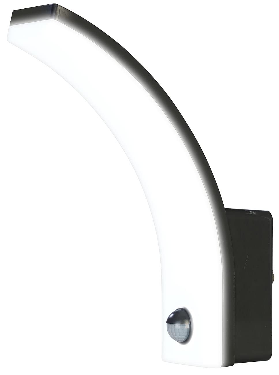 Lunartec Außenbeleuchtung LED-Wandleuchte 2300 lm schwarz