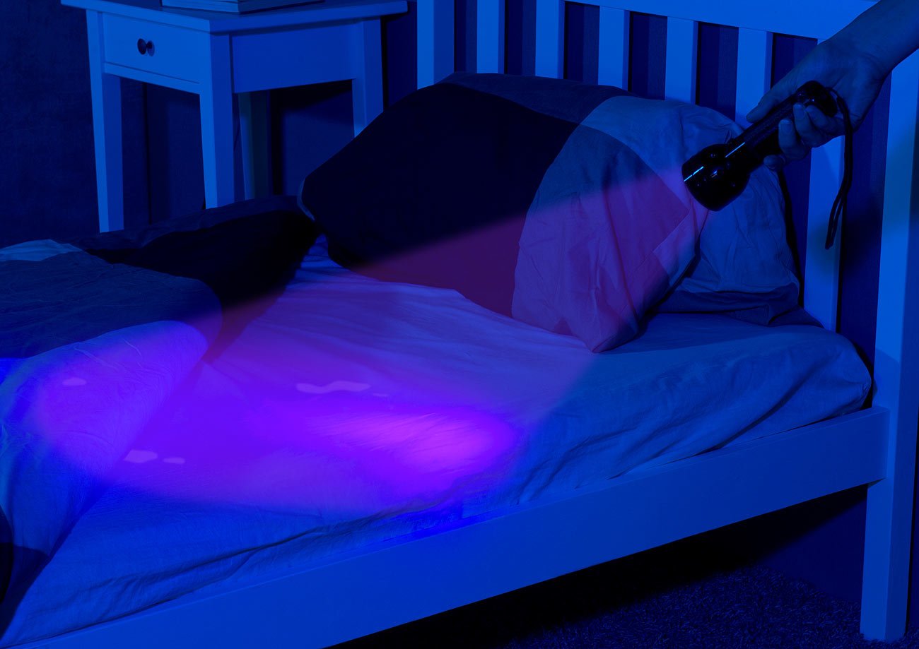 Lunartec UV-Taschenlampe 51 LEDs Geldscheinprüfer Batterie