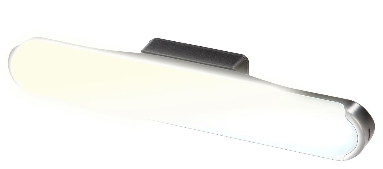 Lunartec Innenbeleuchtung Buchlampe Akku-Leselampe 24 cm dimmbar