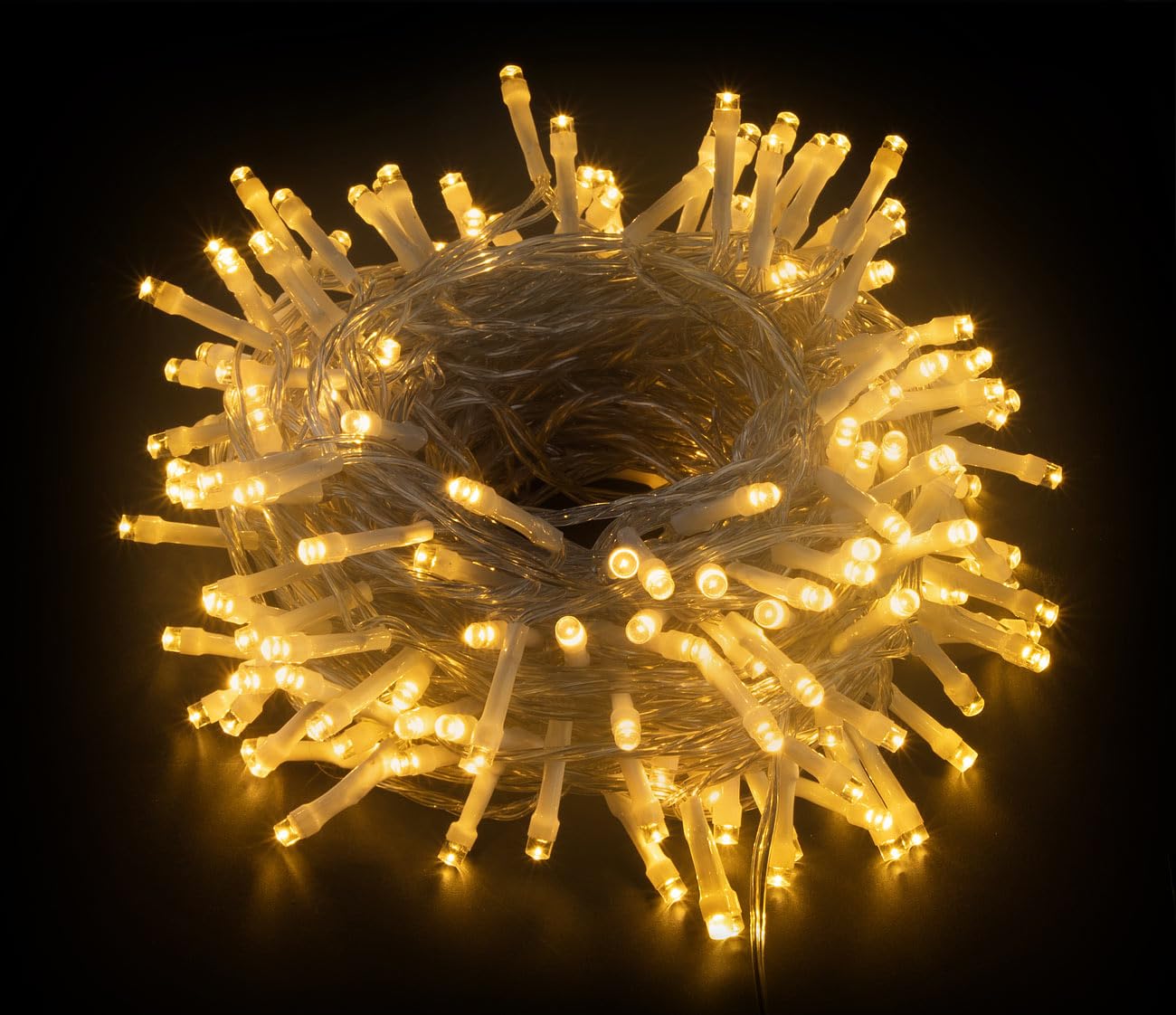 Lunartec Licht-Dekoration LED-Lichterkette 200 LEDs 20m warmweiß