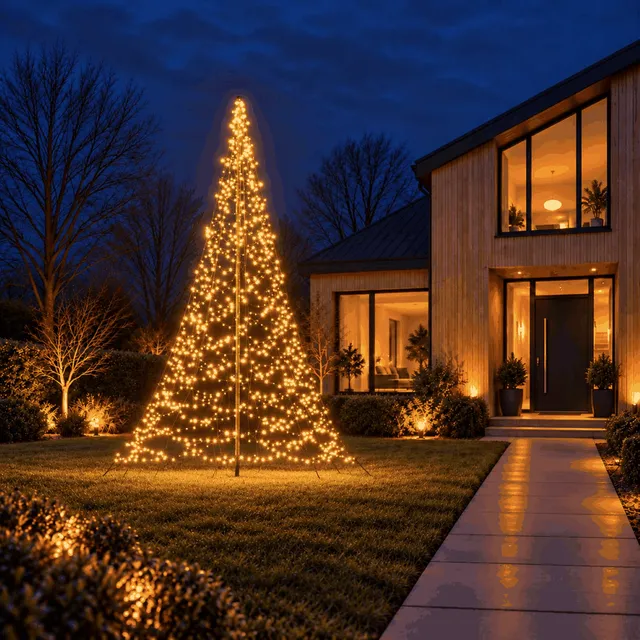 Fairybell Premium 4 m LED-Weihnachtsbaum 1536 LEDs warmweiß