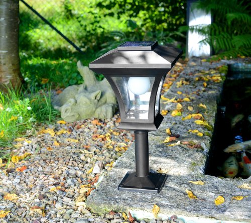 Lunartec Außenbeleuchtung Solar-Standlaterne SWL-05 45 lm solar