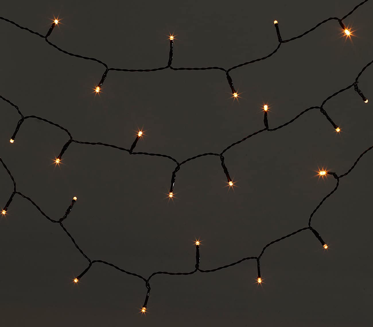Lunartec Licht-Dekoration LED-Lichterkette 160 LEDs 16 m warmweiß