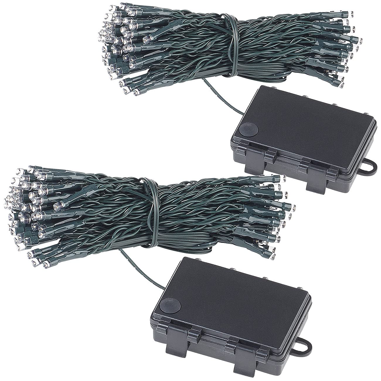 Lunartec Licht-Dekoration LED-Lichterkette 10m warmweiß 2er-Set