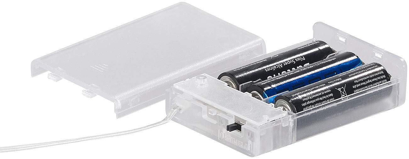 Lunartec Licht-Dekoration Flaschenlicht LED 18 LEDs Timer
