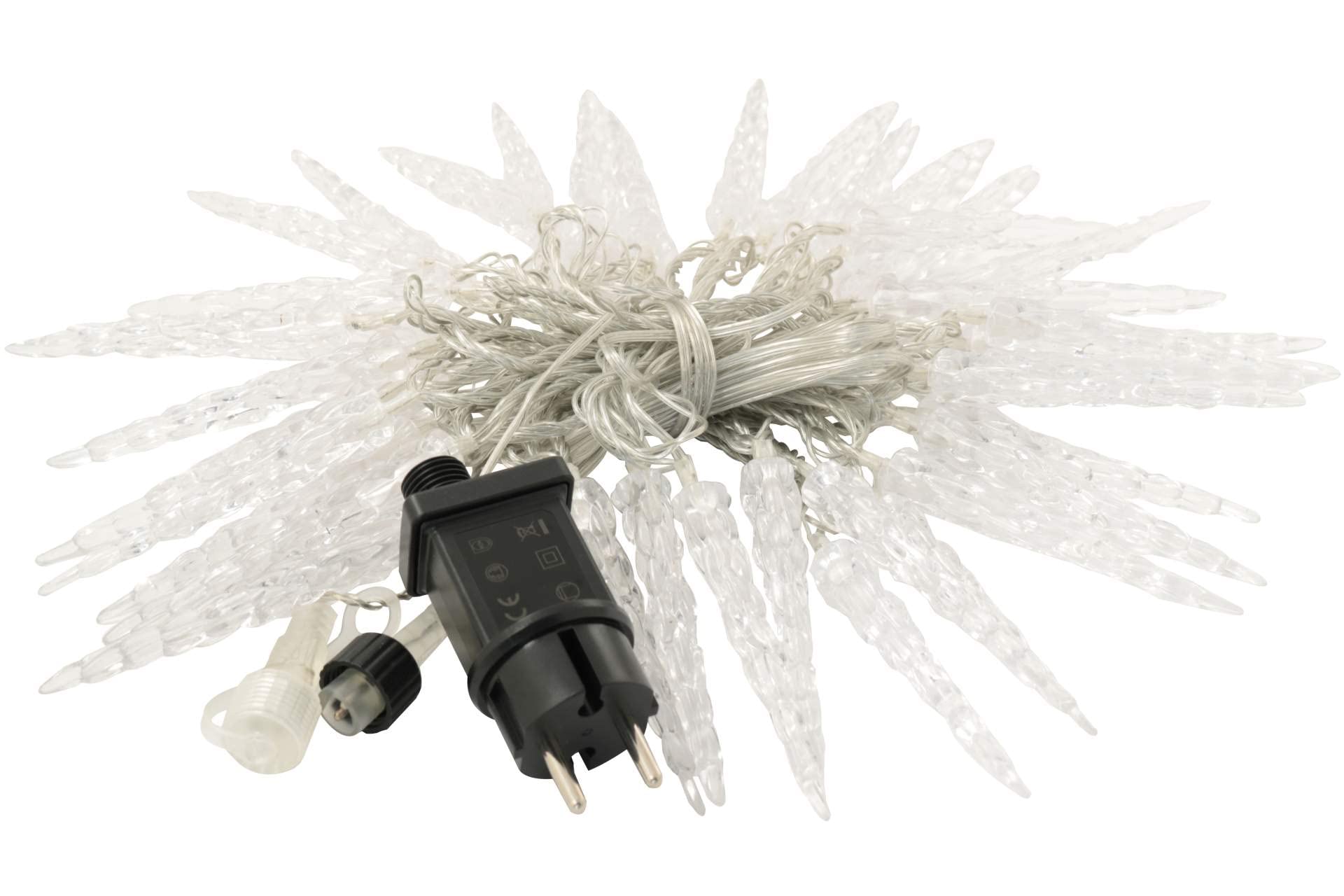 Bonetti LED Lichterketten 40-er Eiszapfen Lichterkette kaltweiß