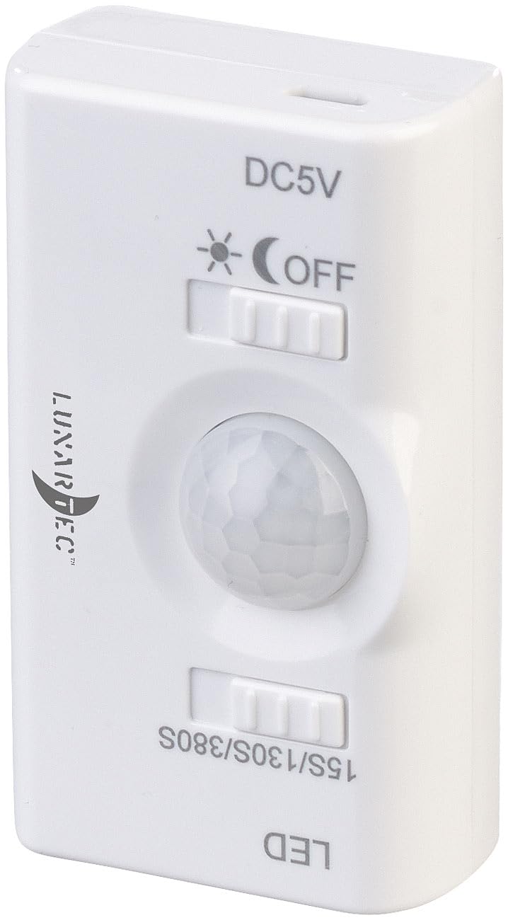 Lunartec LED-Streifen Akku 2er-Set 100 cm warmweiß PIR 180 lm