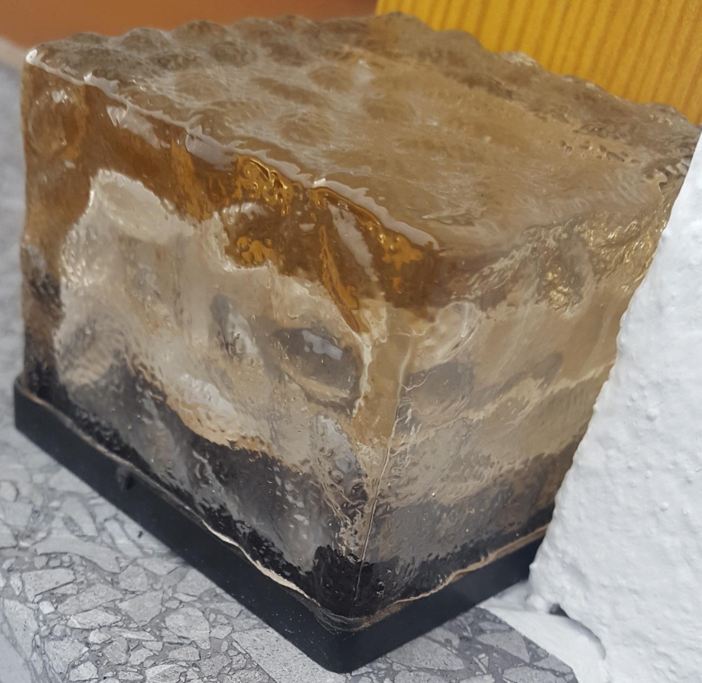 Lunartec Solar-Glasbaustein LED klein 7x7 cm 4er-Set