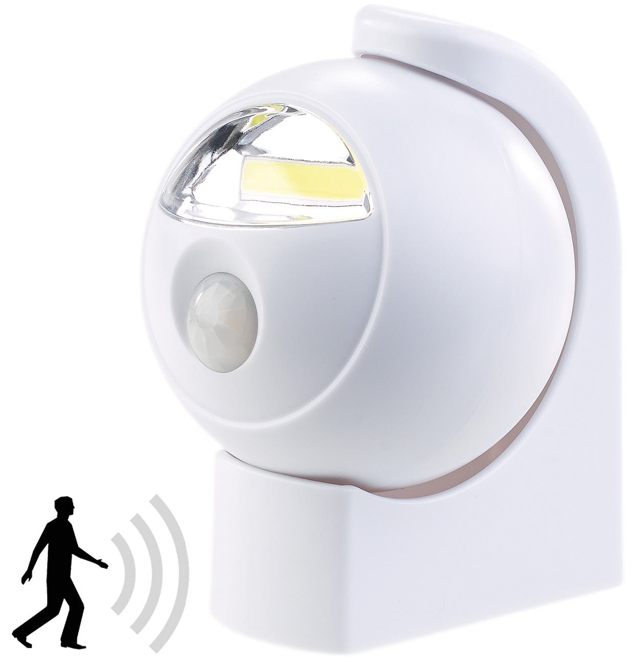 Lunartec Innenbeleuchtung WL-412 Sensorleuchte Batterie 120 Lumen