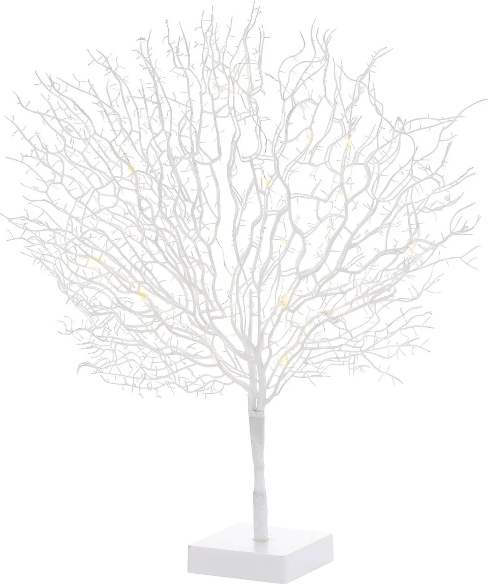 Lunartec Licht-Dekoration LED Lichterbaum 25 LEDs warmweiß Batterie