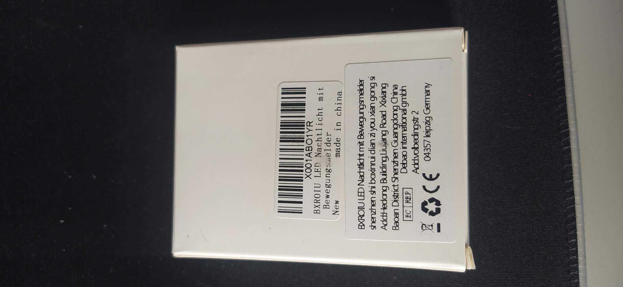 Bxroiu Lichterkette Nachtlicht LED Bewegungsmelder 2er-Pack