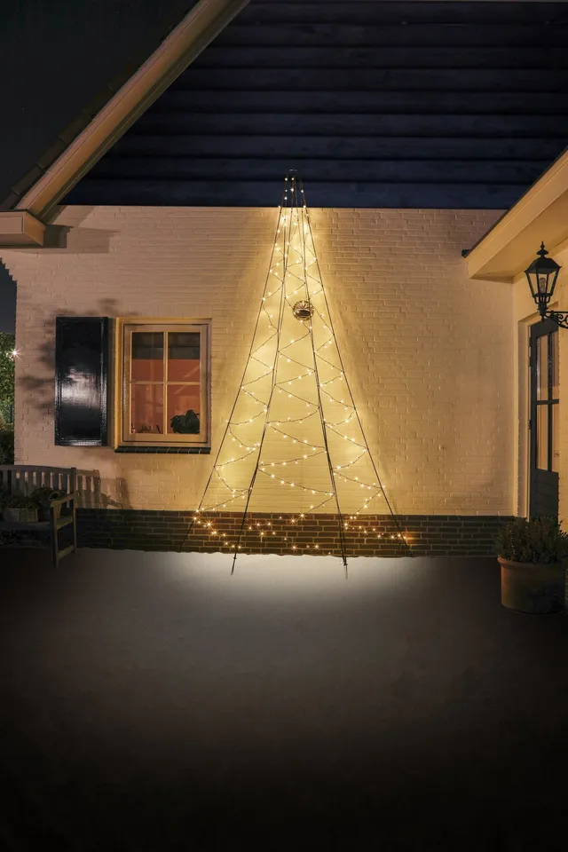 Fairybell Standard Wand-Weihnachtsbaum 4 m 240 LED