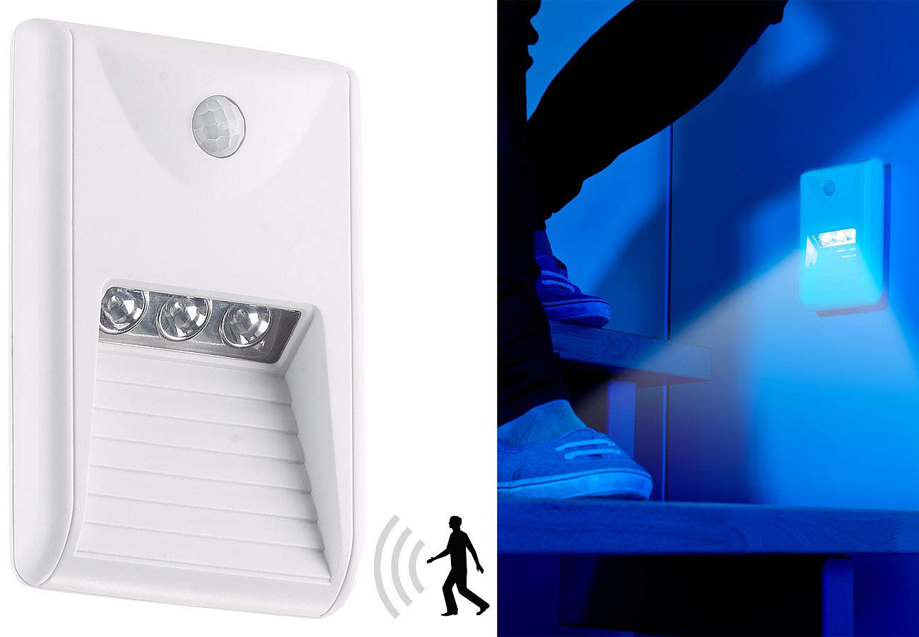Lunartec Innenbeleuchtung LED-Treppenleuchte Nachtlicht 15 lm