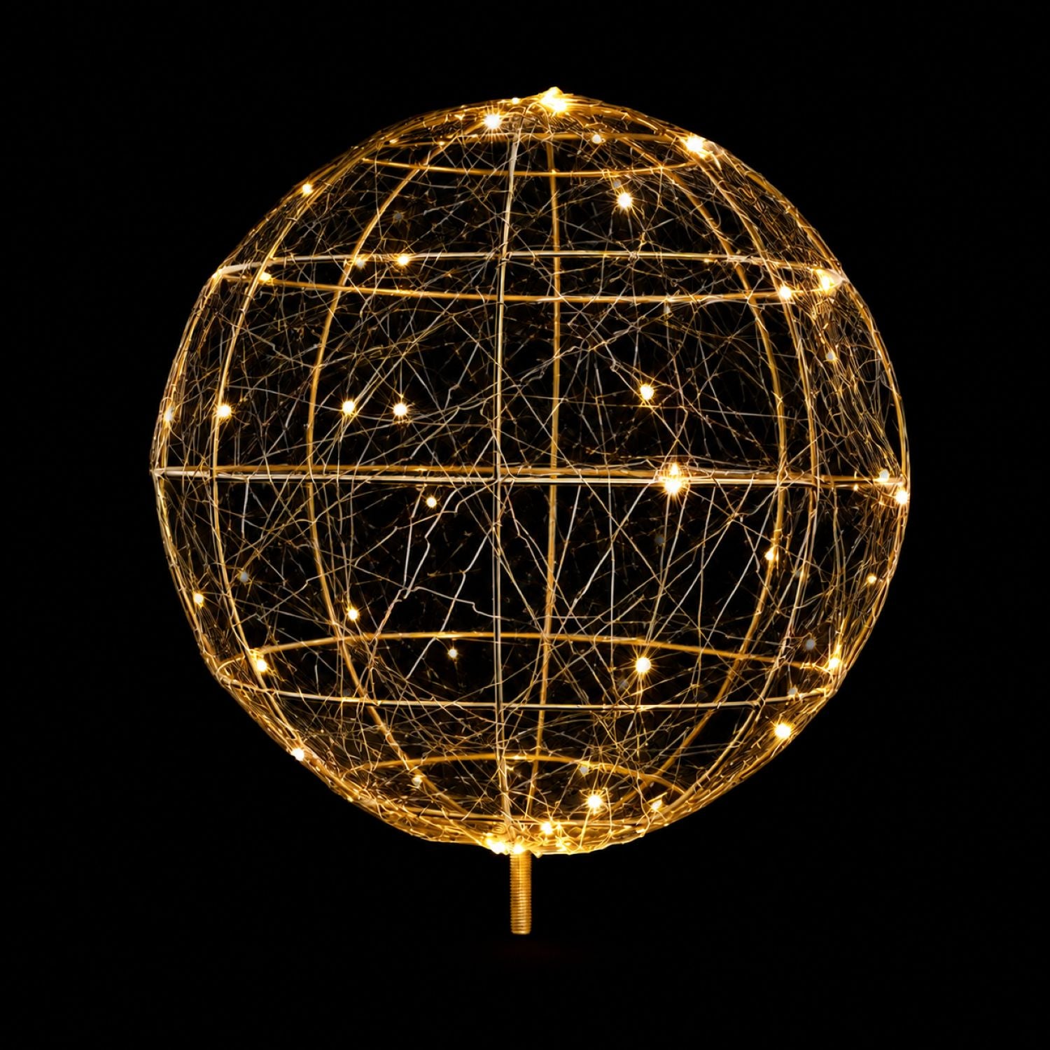 Fairybell Accessories Spitze Kugel gold 40cm warmweiß 300 LED