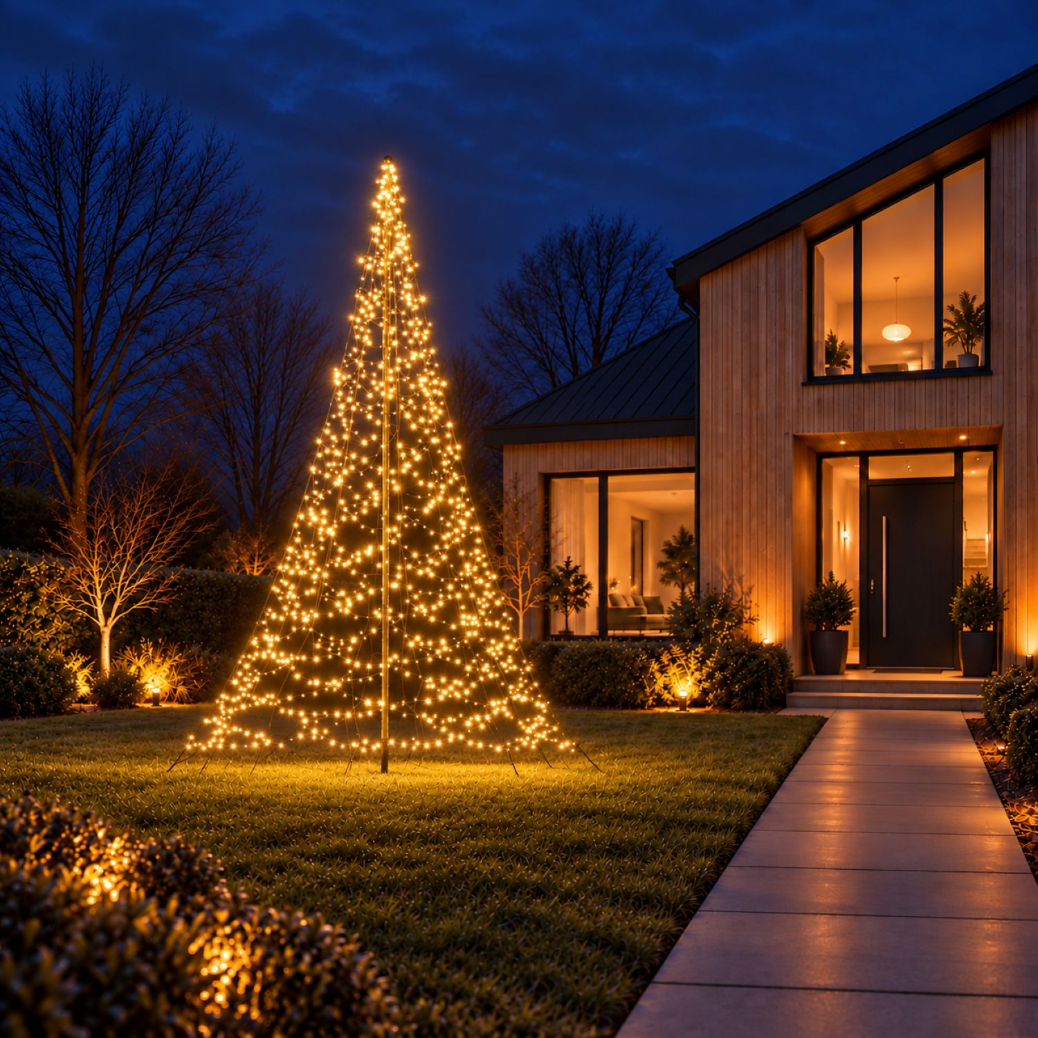 Fairybell Premium Weihnachtsbaum 4 m 1536 LED Luminous Switch