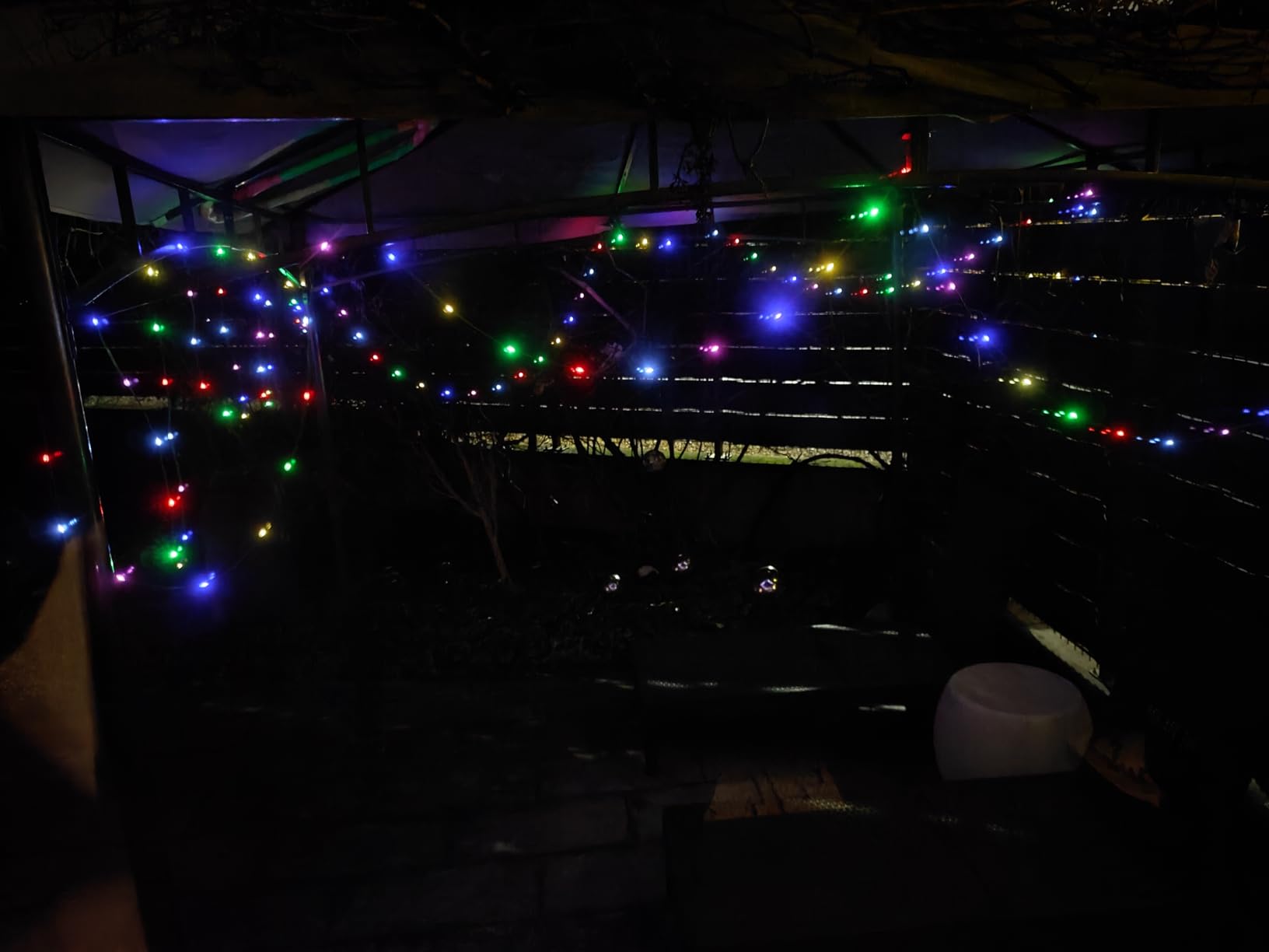 Bxroiu Lichterkette LED Mehrfarbig 60M 600 LEDs mit Timer