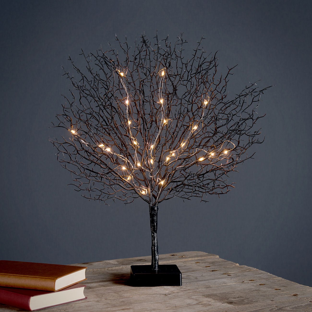 Lunartec Licht-Dekoration Lichterbaum 25 LEDs 50cm warmweiß
