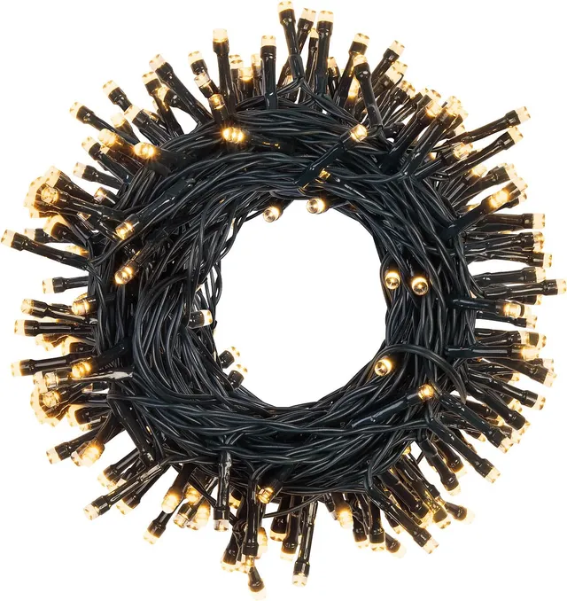 Lunartec Licht-Dekoration WLAN-Lichterkette 32m warmweiß 320 LEDs