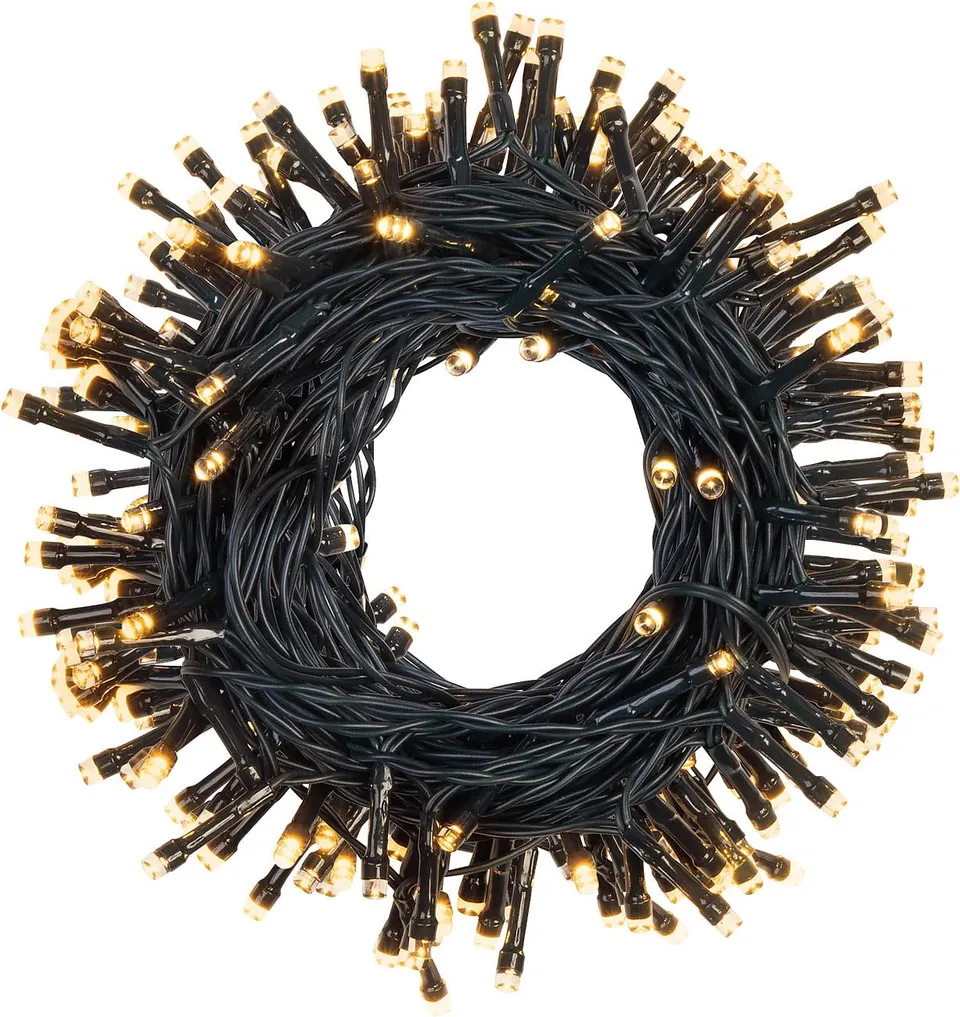Lunartec Licht-Dekoration WLAN-Lichterkette 32m warmweiß 320 LEDs