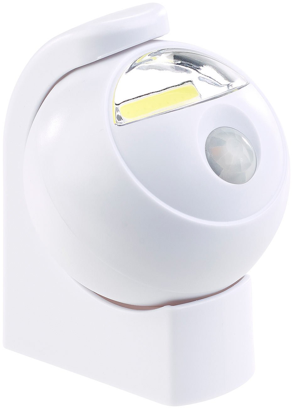 Lunartec Innenbeleuchtung WL-412 Sensorleuchte Batterie 120 Lumen