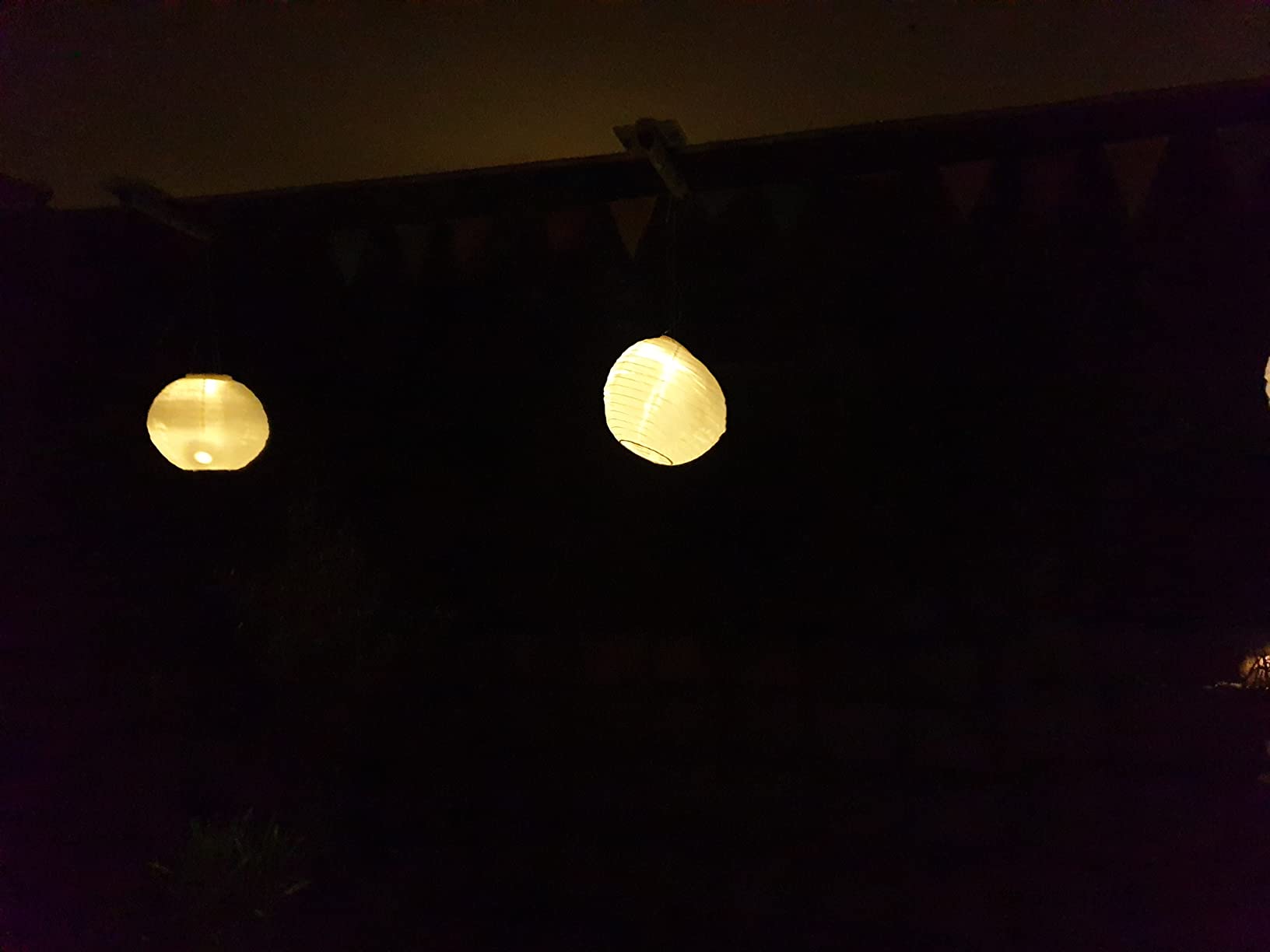 Lunartec Solar-Lampions 6er Set warmweiß Ø 30 cm IP44