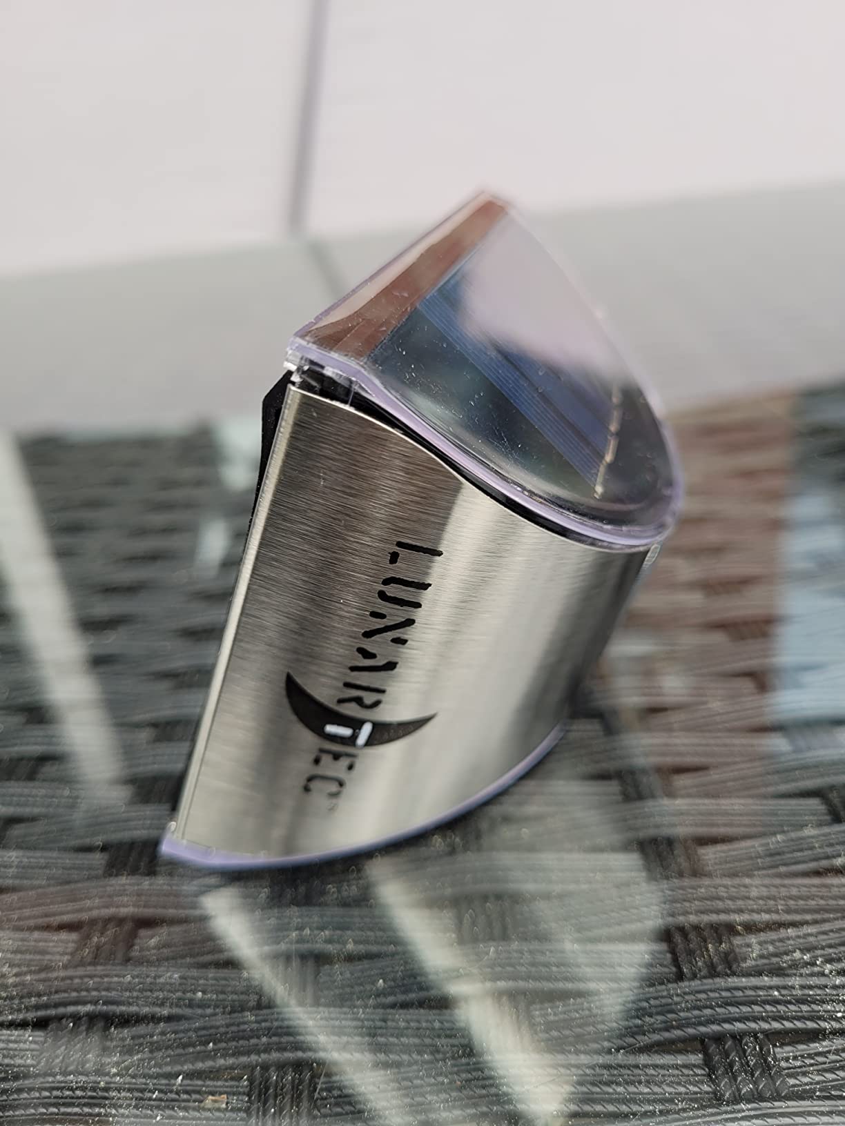 Lunartec Außenbeleuchtung Wandleuchte Solar Edelstahl 2er-Set