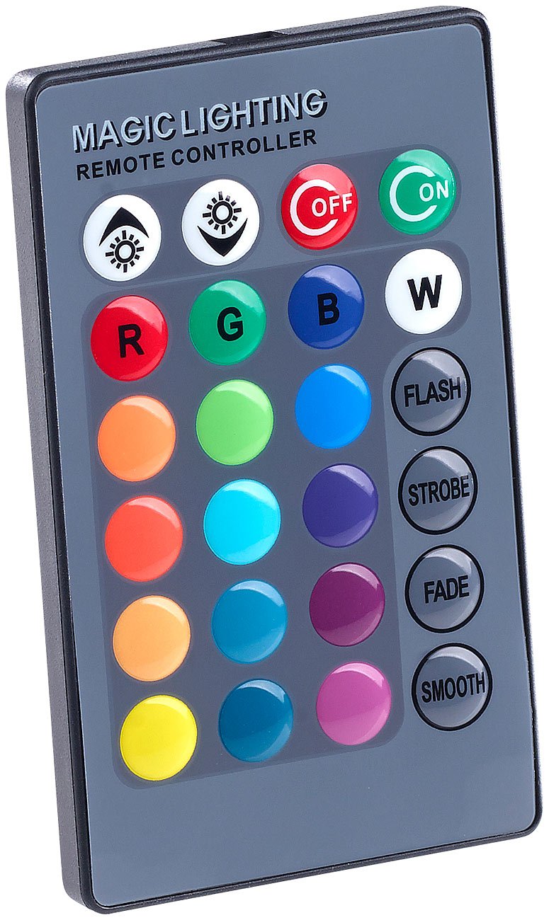 Lunartec Licht-Dekoration Glasfaser LED-Sternenhimmel RGB 100 Fasern