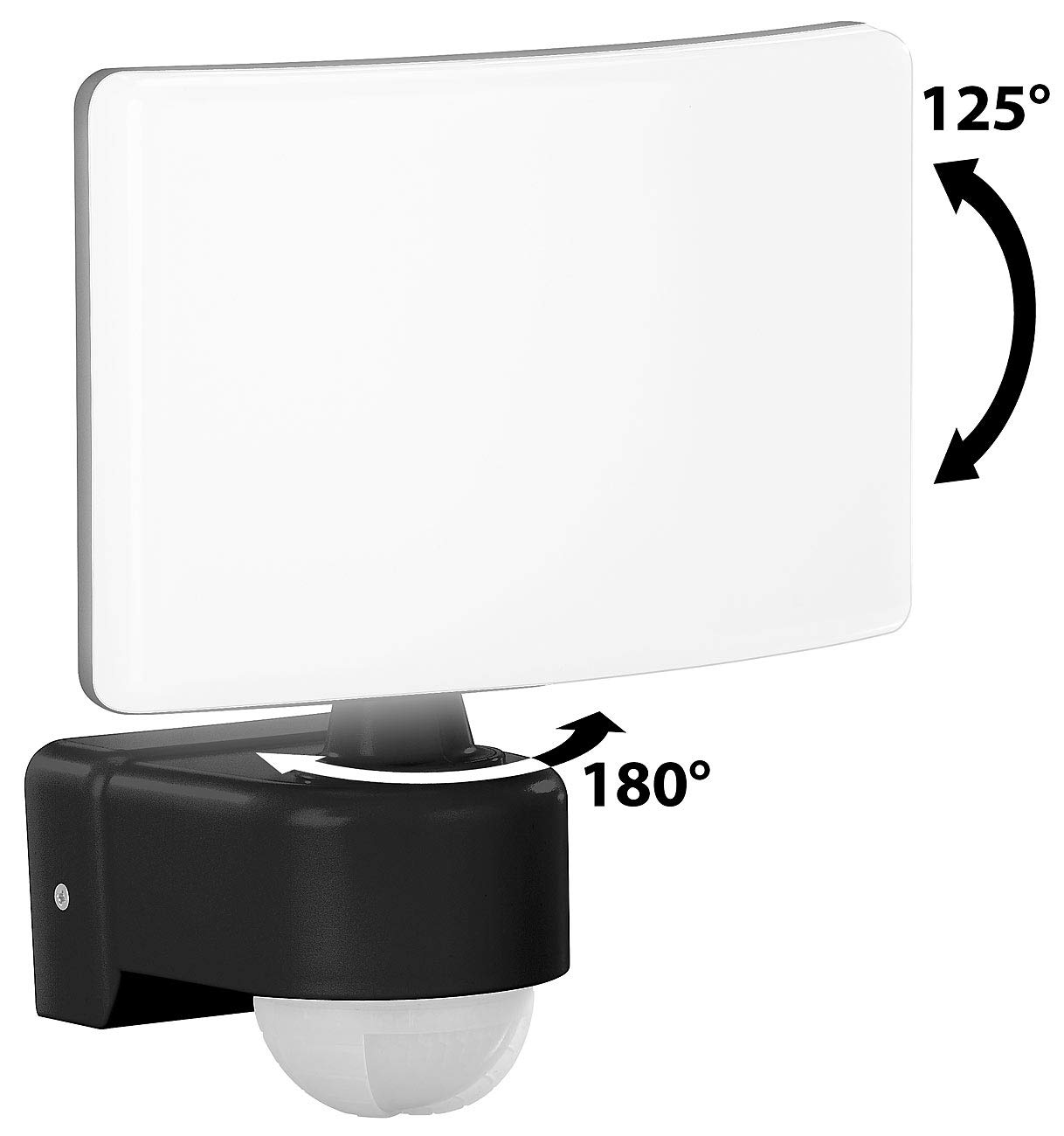Lunartec Außenbeleuchtung LED Strahler 30W 2er Set schwarz