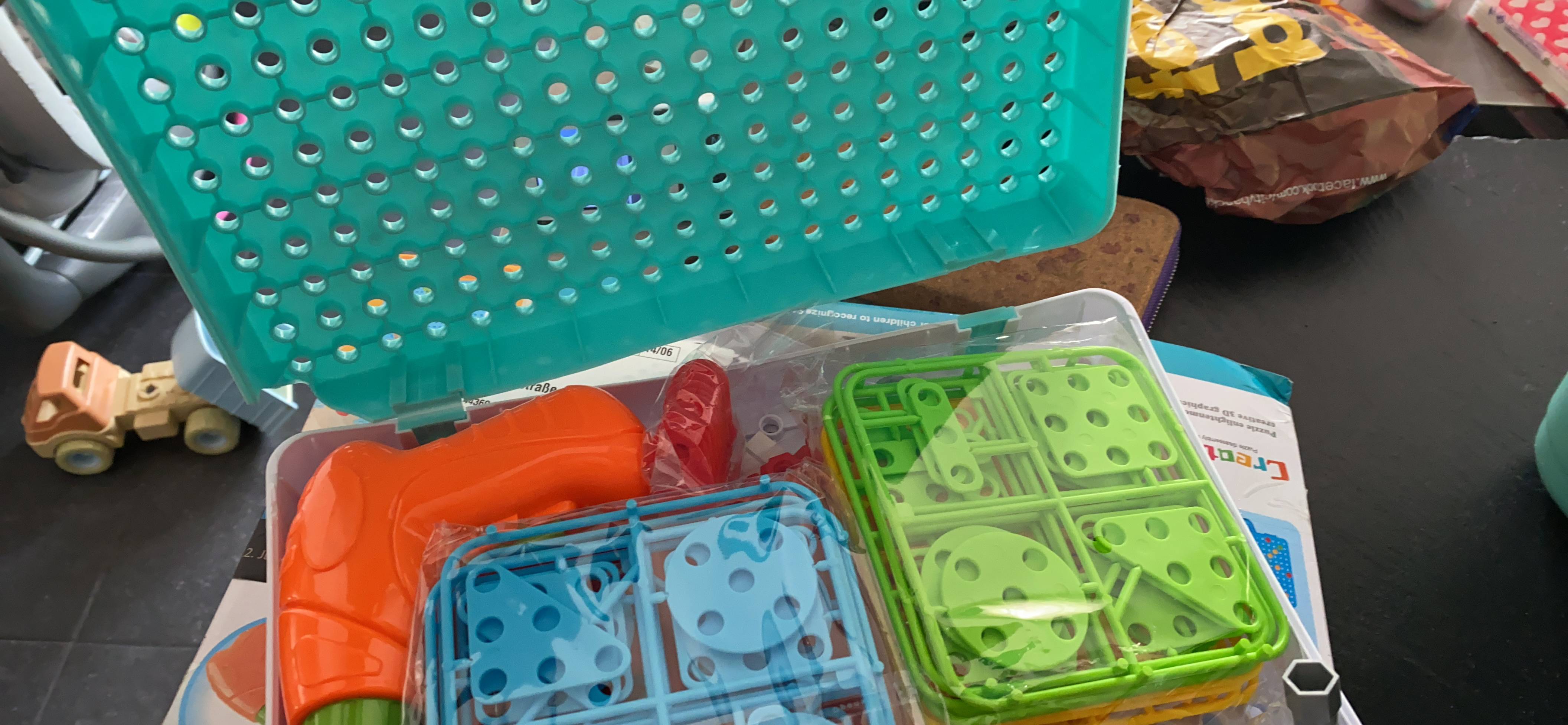WEARXI Spielzeug Dino Greifspiel mit 10 Dinosauriern