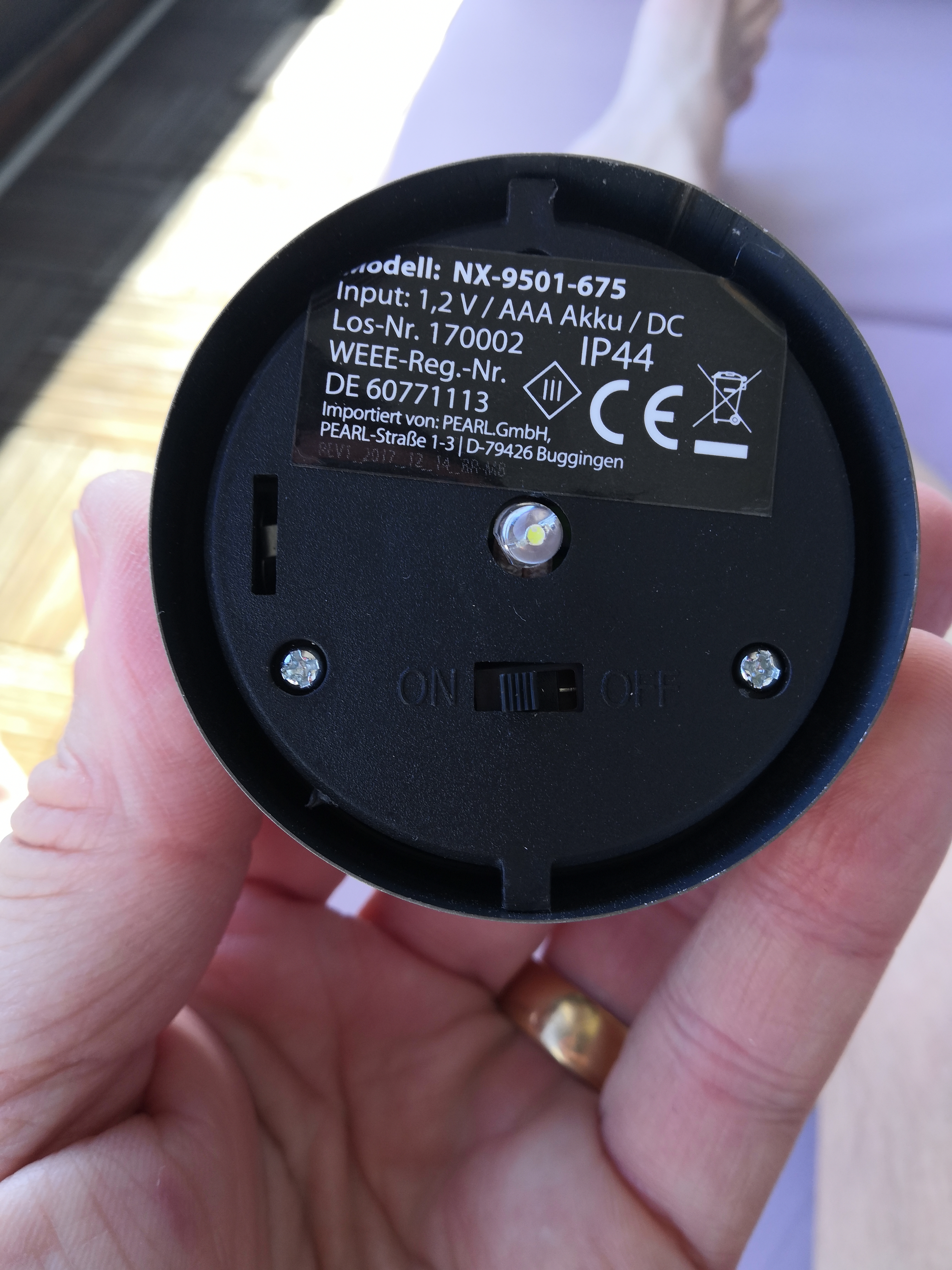 Lunartec Außenbeleuchtung Solar-Wegeleuchten 6er-Set Edelstahl IP44