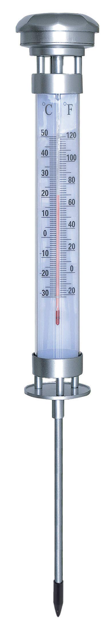 Bonetti Solar Lights Gartenthermometer Solar-LED 56,5 cm