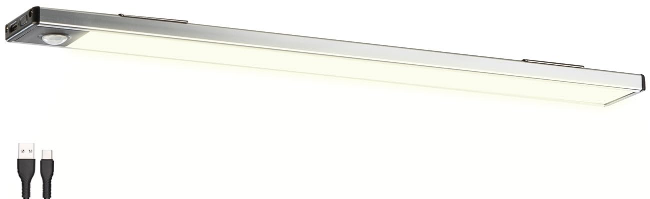 Lunartec Innenbeleuchtung LED-Unterbauleuchte warmweiß 33cm Akku