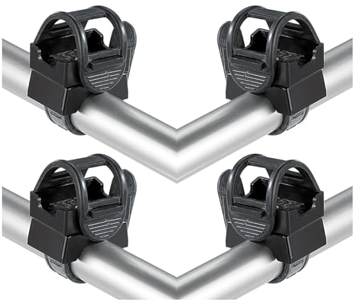 Lunartec Taschenlampen Universal-Halterung 4er-Set 360° drehbar