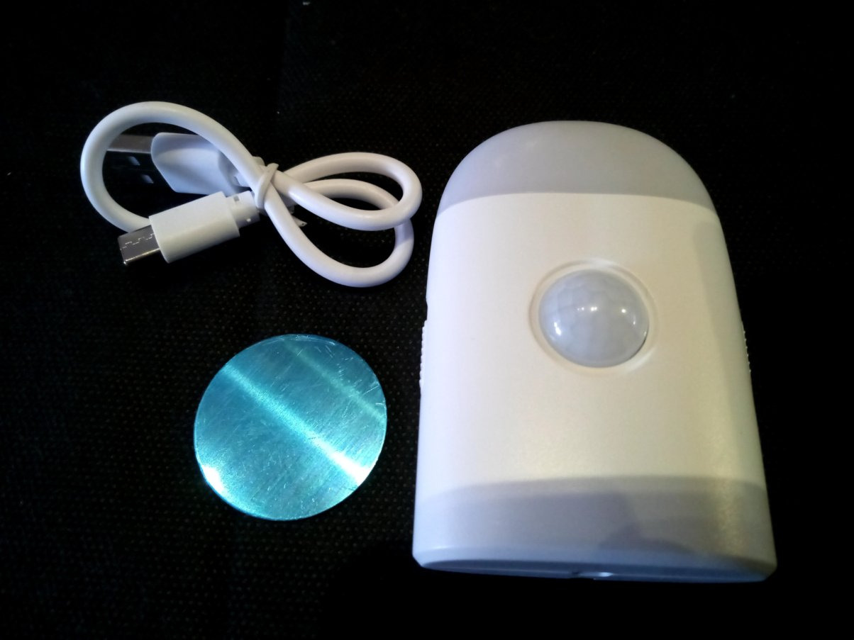 Bxroiu Lichterkette Nachtlicht LED Bewegungsmelder 2er-Pack