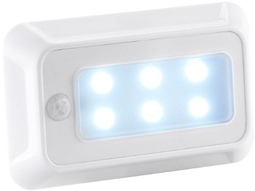 Lunartec Innenbeleuchtung LED Nachtlicht Batterie Sensor 20lm