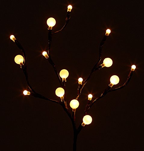 Lunartec Licht-Dekoration Lichterzweig LED 44 cm warmweiß
