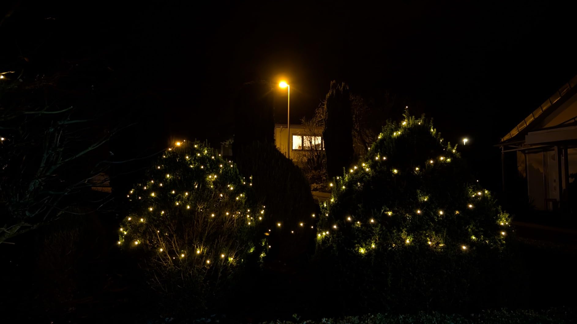 Qedertek Lighting Lichterkette 20m 200 LED warmweiß Batterie