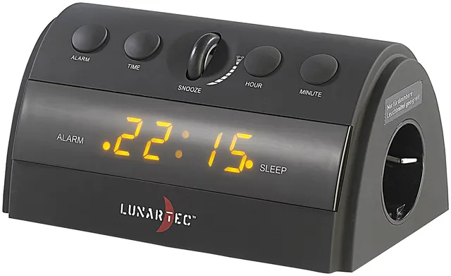 Lunartec LED-Uhren Licht-Wecker Sunrise für Nachttischlampe