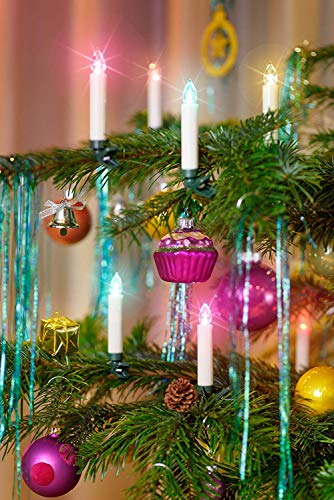 Bonetti Wireless Christmas Candles LED Baumkerzen 40er Set Farbwechsel
