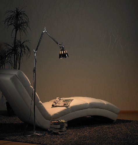 Lunartec Innenbeleuchtung Stehlampe Klassisch E27 Metall