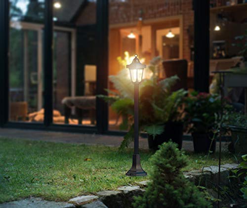 Bonetti Solar Lights Gartenlaterne LED 90 cm warmweiß Solar
